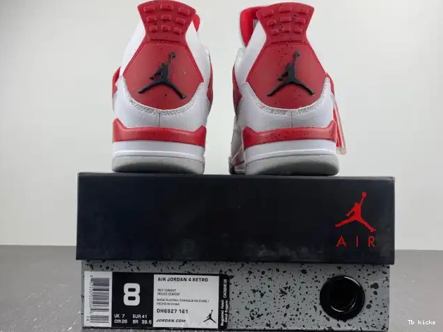 Reps TBK 4 Air Jordan Cement Red DH6927-161 0514